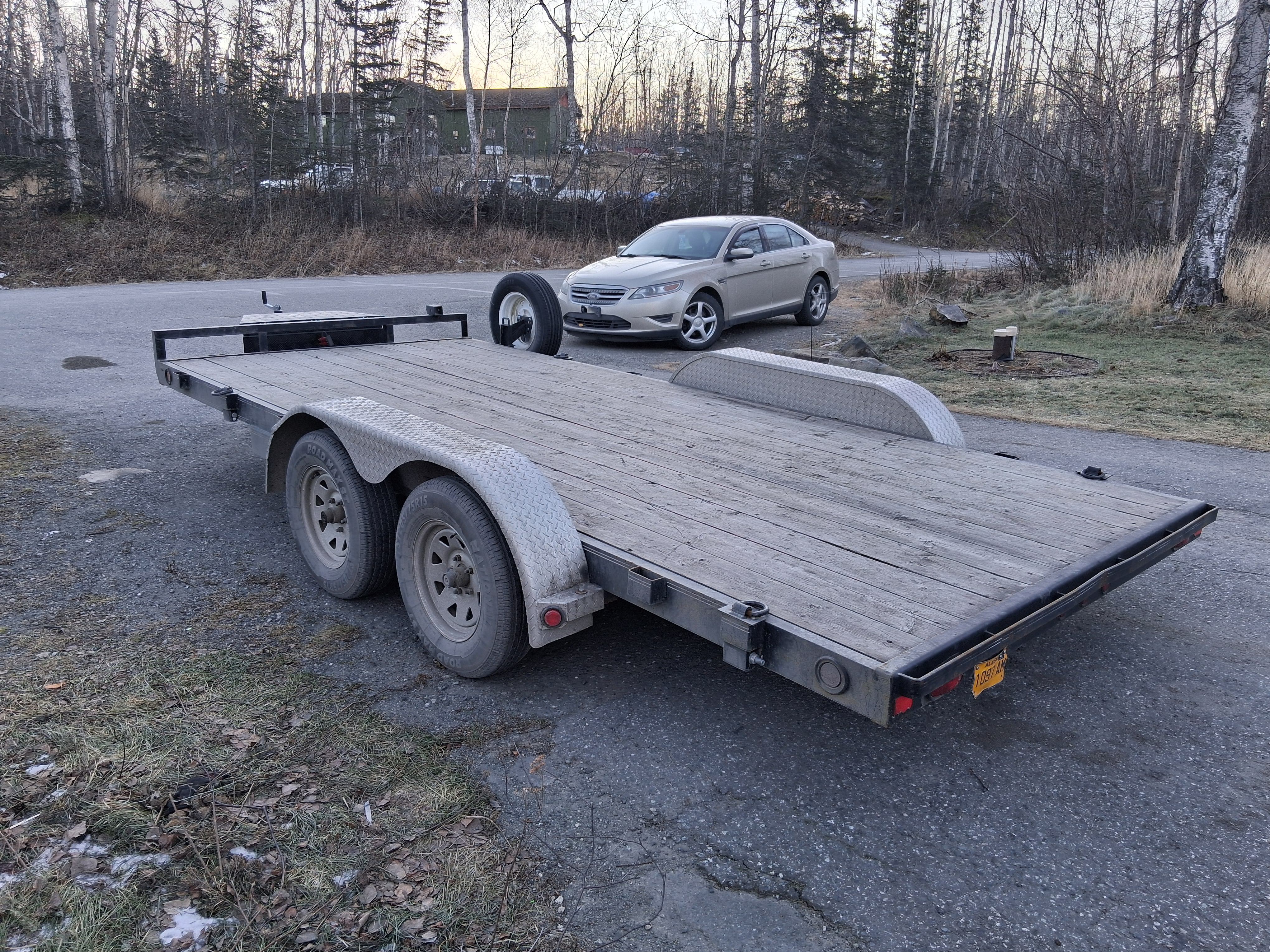7x16 car hauler trailer rental Wasilla Alaska - transport vehicles and off-road equipment safely